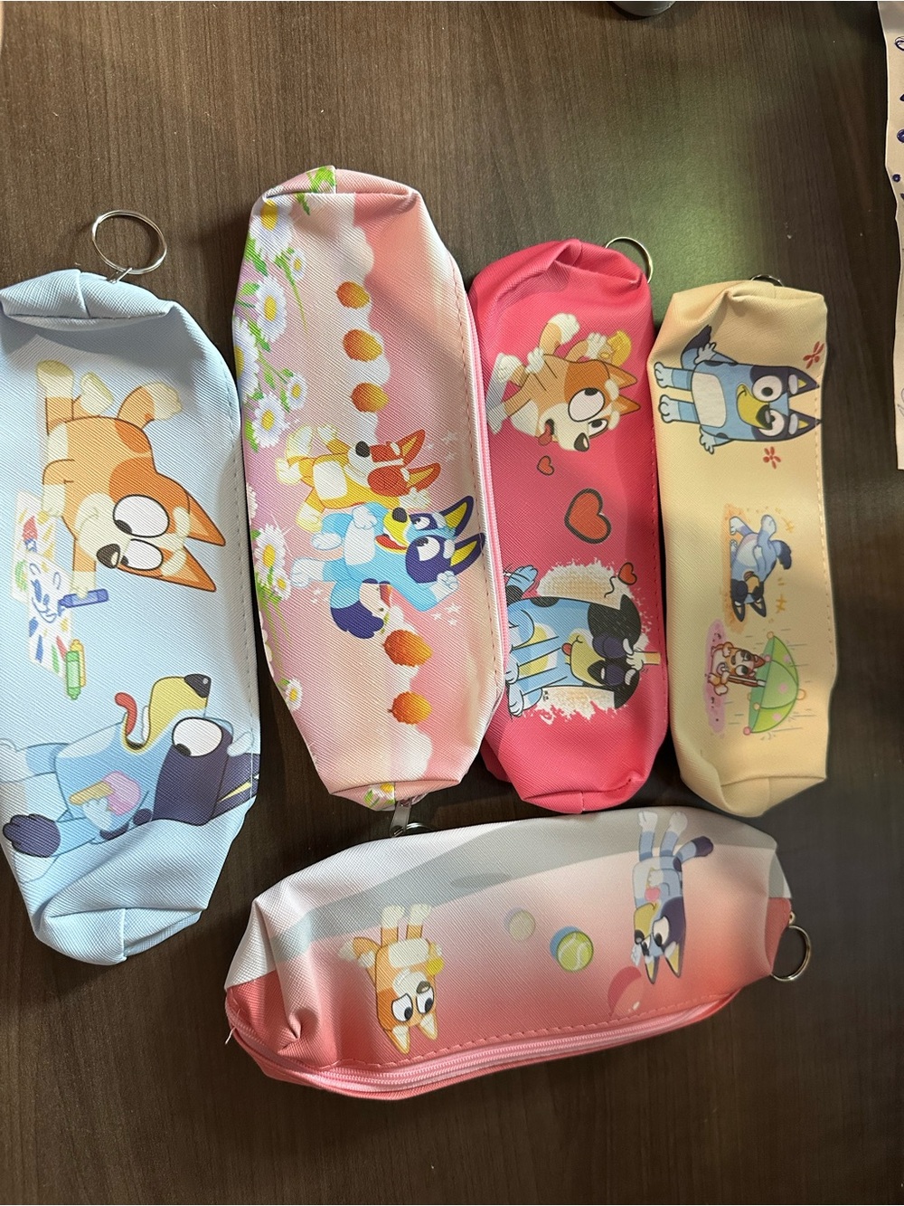 5 bluey & bingo pencil case